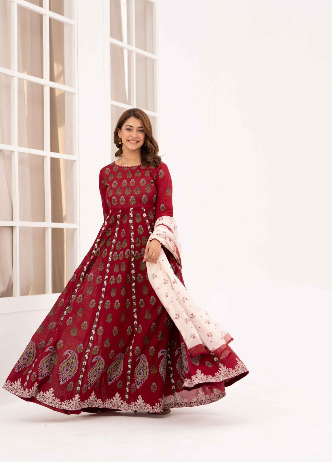 Ethnic Edition by Fajr Khan RTW Printed Lawn 3 Piece Suit Aseel Casual Collection