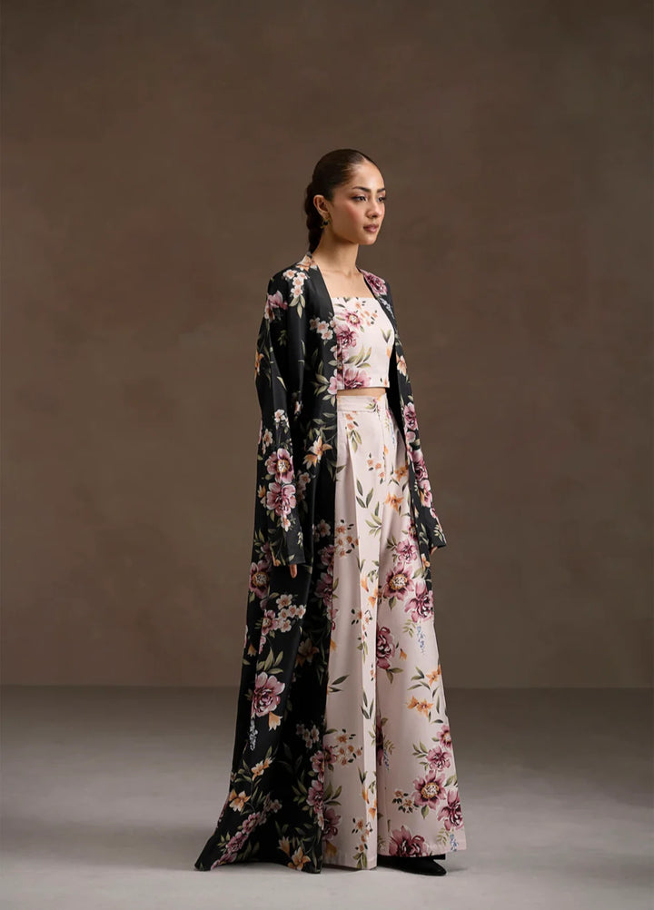 Ember Rose by Jahaan RTW Printed Lawn Silk 3 Piece Suit Verdena Casual Collection