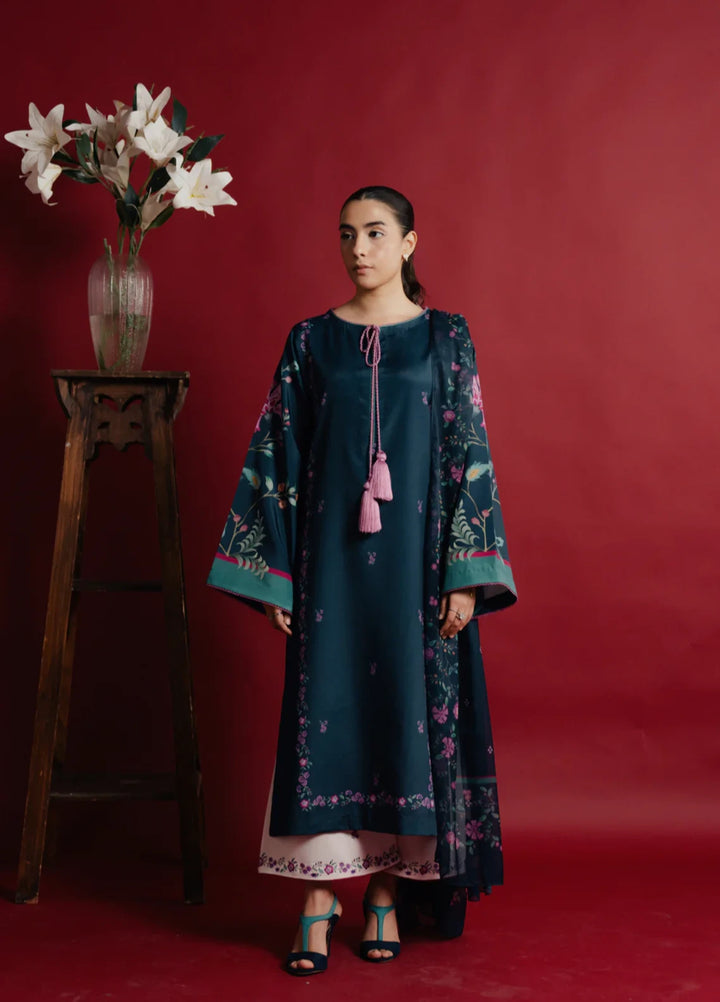Hiddden Garden by Jahaan RTW Printed Crepe 3 Piece Suit Oris Casual Collection