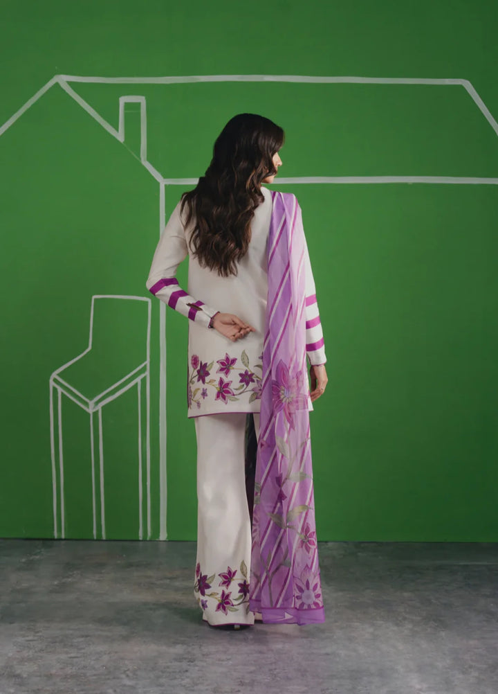 Hiddden Garden by Jahaan RTW Printed Crepe 3 Piece Suit Lilly Casual Collection