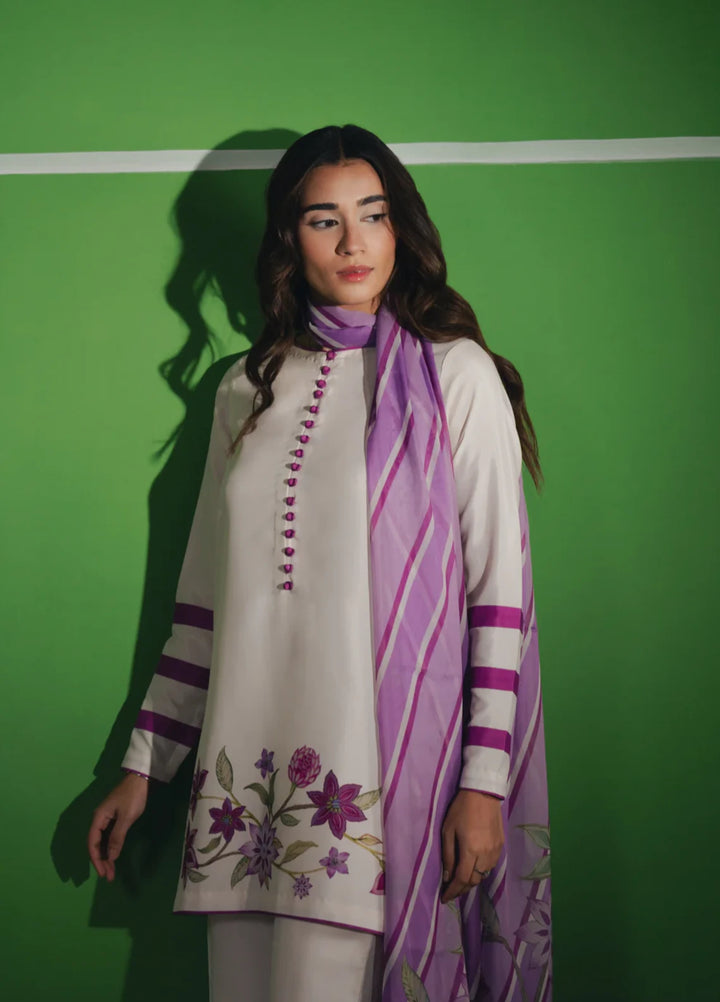 Hiddden Garden by Jahaan RTW Printed Crepe 3 Piece Suit Lilly Casual Collection