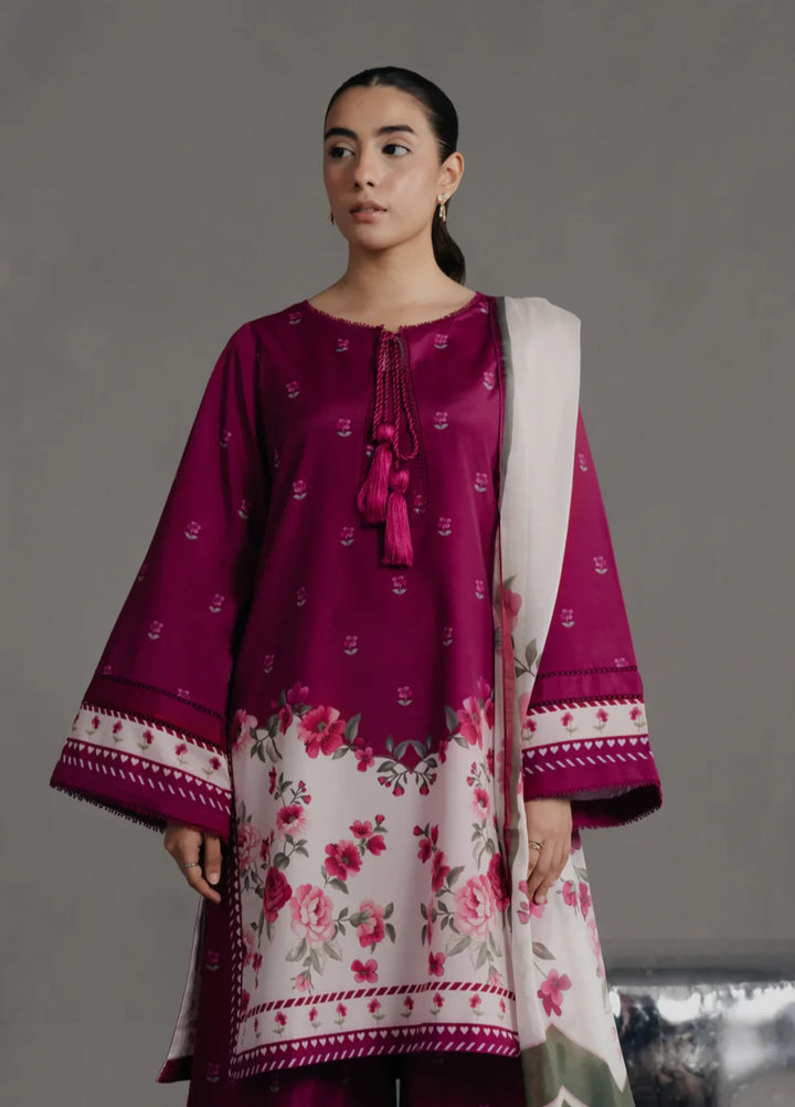 Hiddden Garden by Jahaan RTW Printed Crepe 3 Piece Suit Eclipse Casual Collection