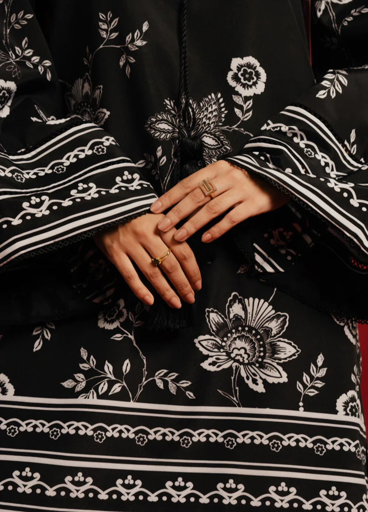 Hiddden Garden by Jahaan RTW Printed Crepe 3 Piece Suit Fiora Casual Collection