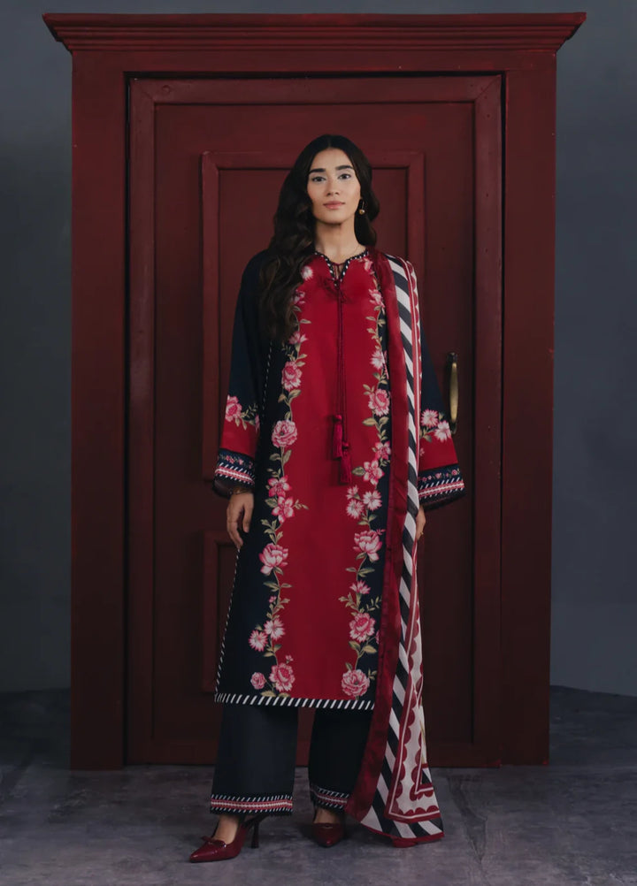 Hiddden Garden by Jahaan RTW Printed Crepe 3 Piece Suit Calira Casual Collection