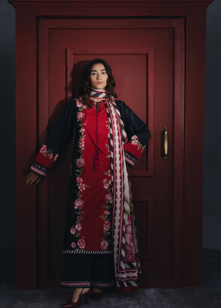 Hiddden Garden by Jahaan RTW Printed Crepe 3 Piece Suit Calira Casual Collection