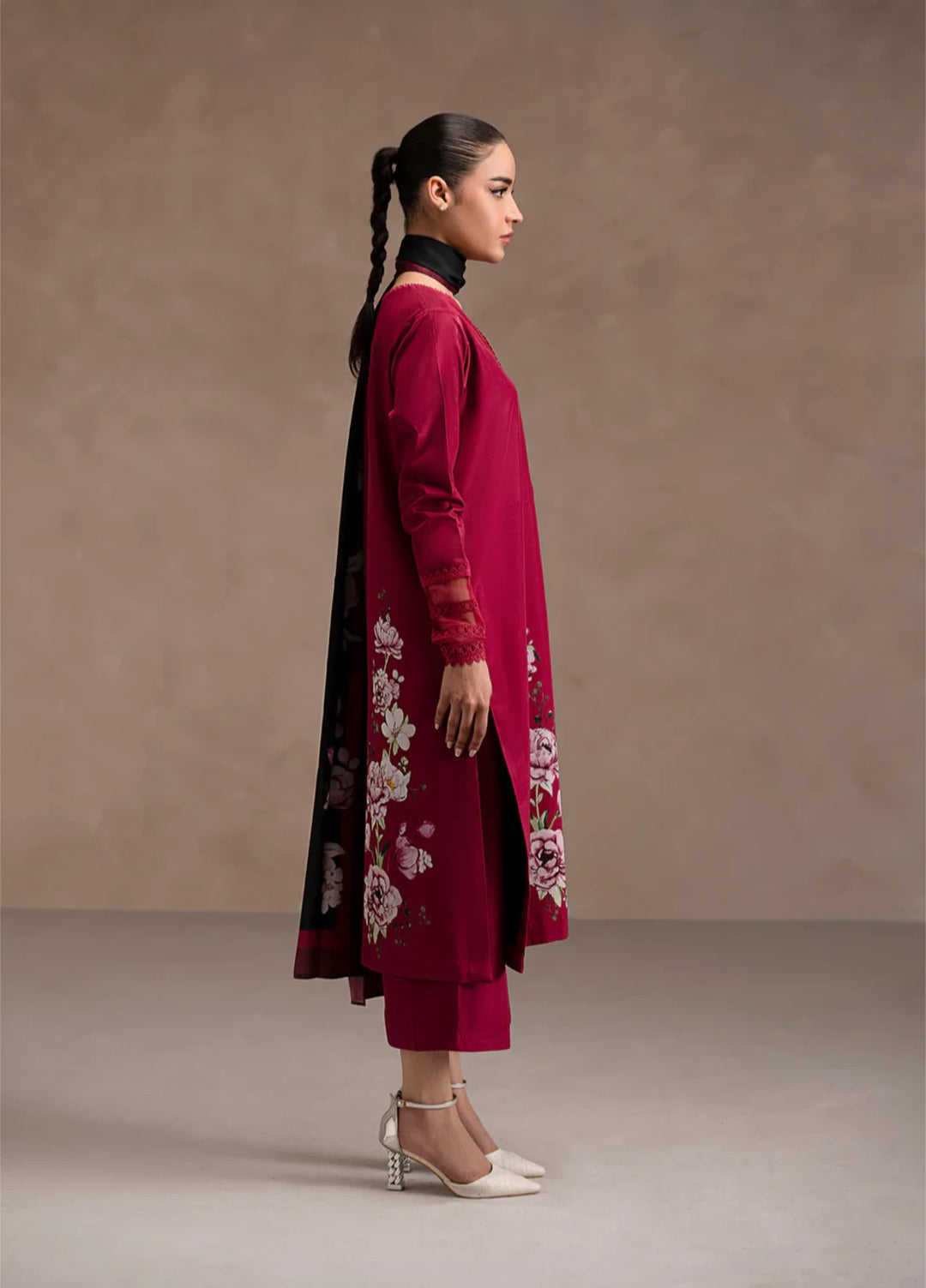 Ember Rose by Jahaan RTW Printed Lawn Silk 3 Piece Suit Calista Casual Collection