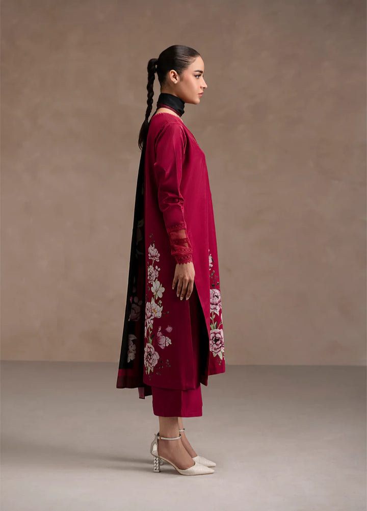 Ember Rose by Jahaan RTW Printed Lawn Silk 3 Piece Suit Calista Casual Collection