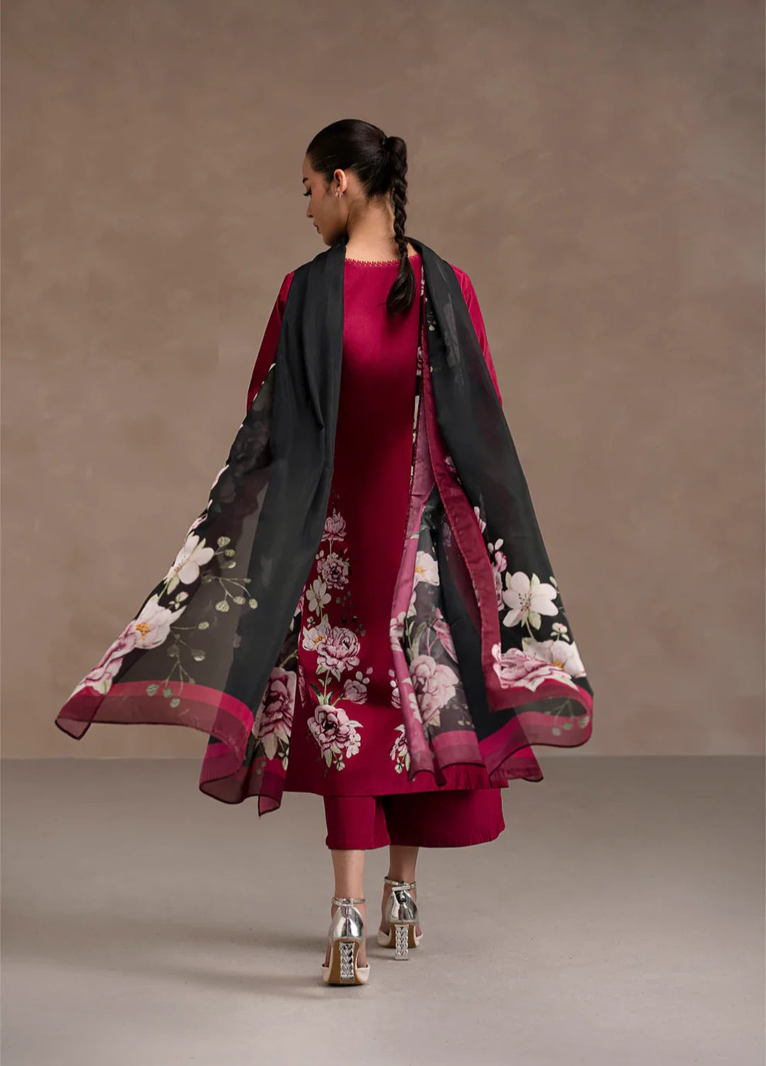 Ember Rose by Jahaan RTW Printed Lawn Silk 3 Piece Suit Calista Casual Collection