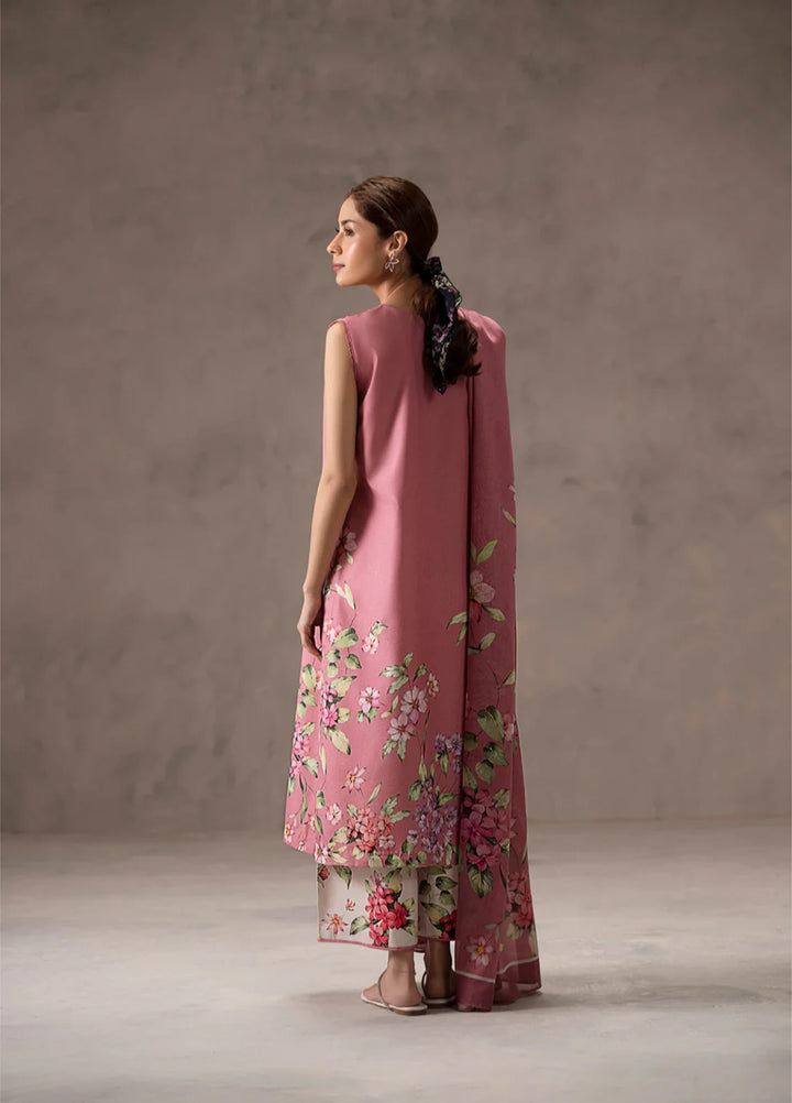 Ember Rose by Jahaan RTW Printed Lawn Silk 3 Piece Suit Flissia Sleeveless Casual Collection