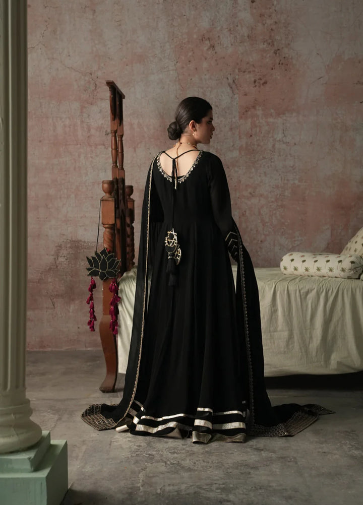 Koel by Jahaan RTW Embroidered Chiffon 3 Piece Suit Mahveen Festive Collection