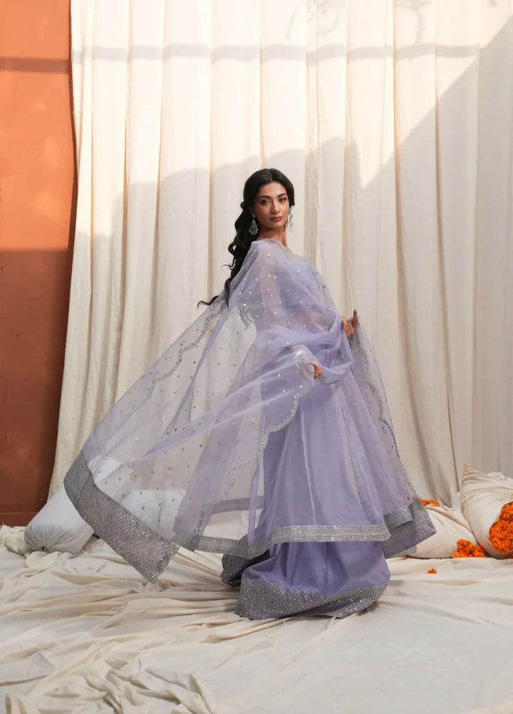 Koel by Jahaan RTW Embroidered Organza 3 Piece Suit Reem Festive Collection