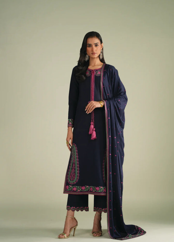 Winter Weave by Jahaan RTW Embroidered Khaddar 3 Piece Suit Imperial Casual Collection