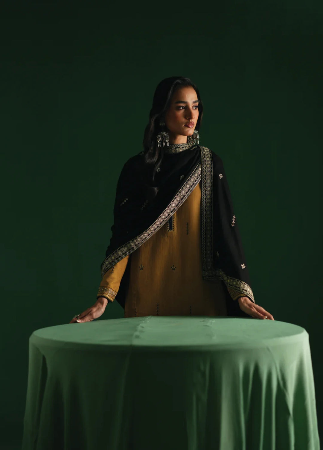 Winter Weave by Jahaan RTW Embroidered Khaddar 3 Piece Suit Zimi Casual Collection