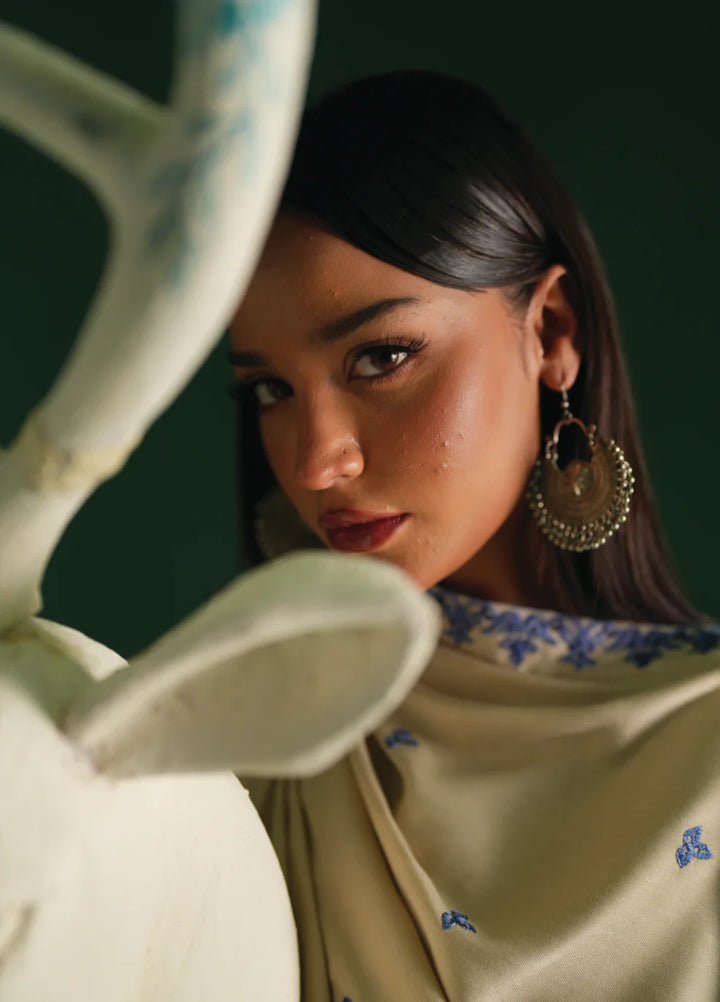Winter Weave by Jahaan RTW Embroidered Khaddar 3 Piece Suit Glaze Casual Collection