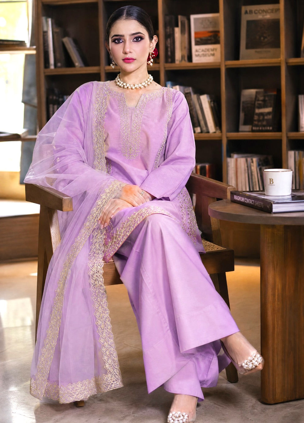 Heritage by Maherposh RTW Embroidered Lawn 3 Piece Suit MAAHRU Festive Collection