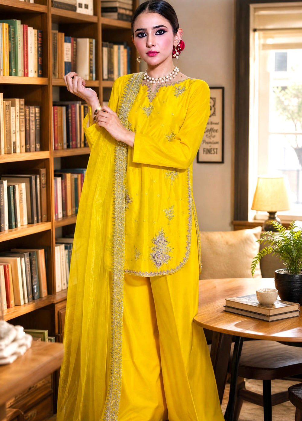 Heritage by Maherposh RTW Embroidered Lawn 3 Piece Suit FIROZA Festive Collection