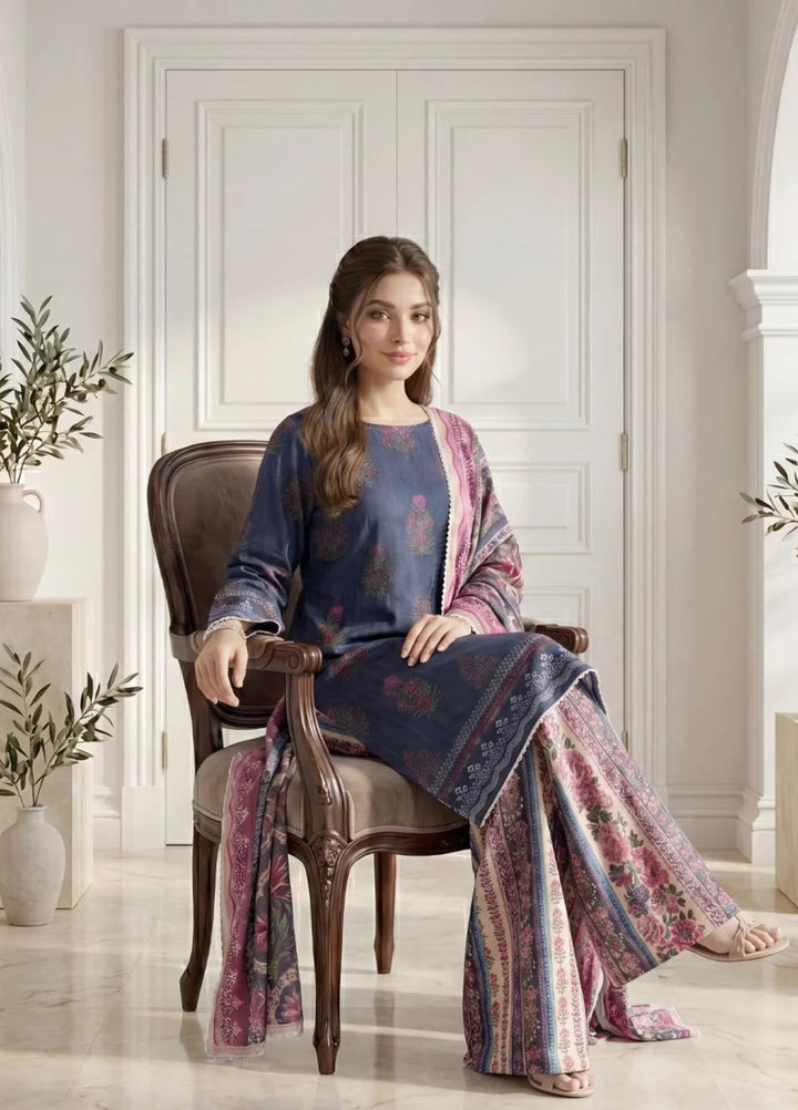 Salitex Women Unstitched Printed Lawn 3 Piece Suit S26L3PCYES850 Casual Collection