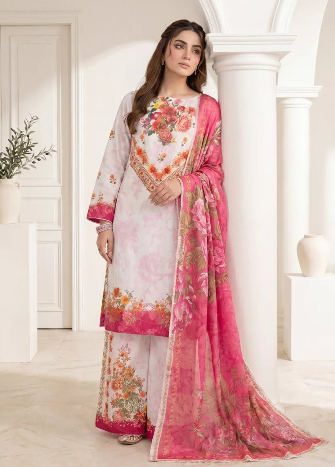 Salitex Women Unstitched Printed Lawn 3 Piece Suit S26L3PCYES848 Casual Collection