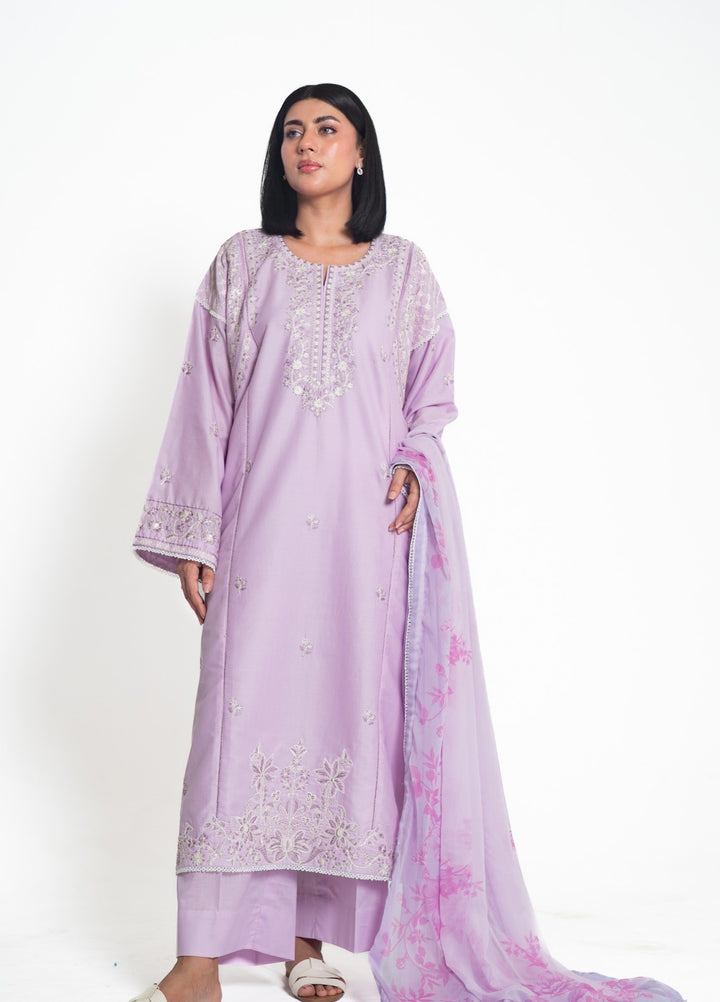 Zyna Lux Women RTW Embroidered Lawn 3 Piece Suit ZIVA Casual Collection