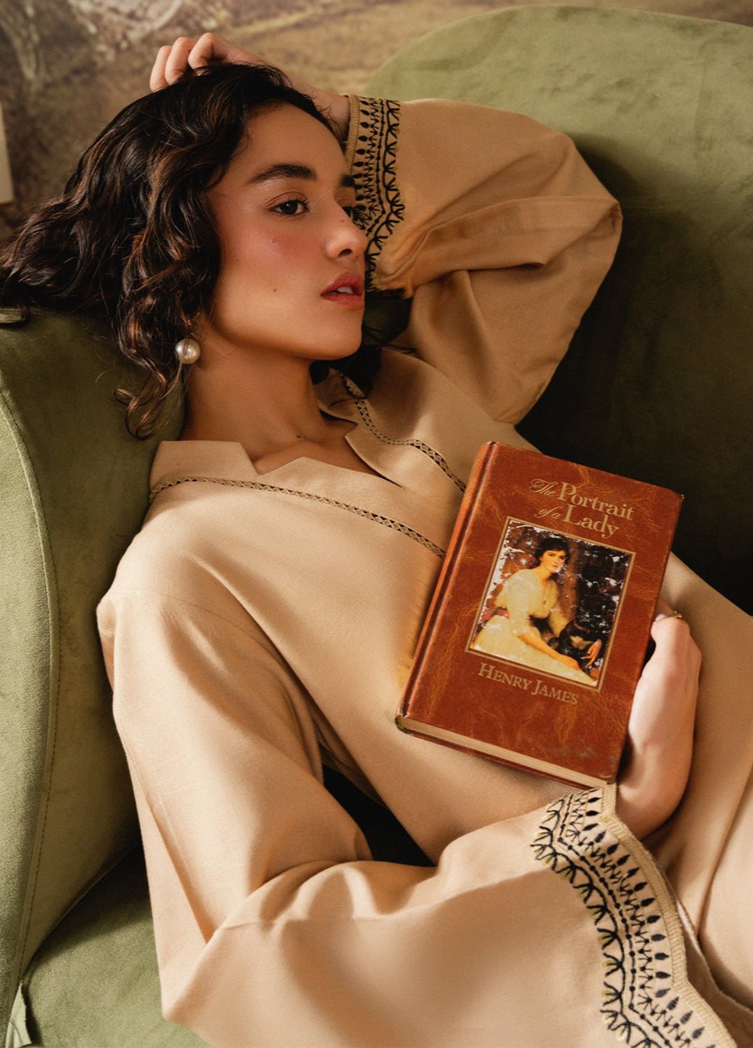 The Art by Yards RTW Embroidered Karandi 2 Piece Suit Serica Casual Collection