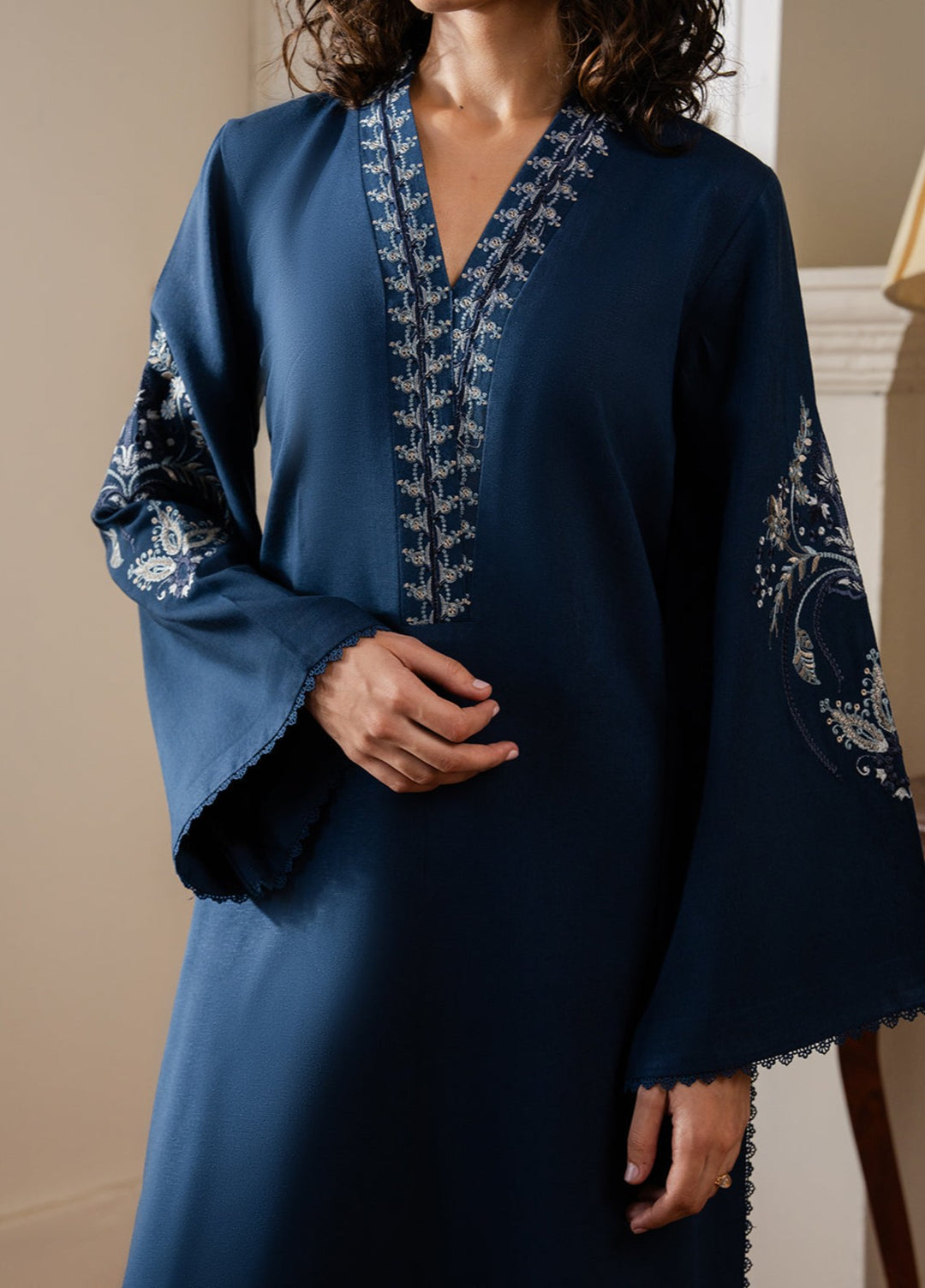 The Art by Yards RTW Embroidered Karandi 2 Piece Suit Imprint Casual Collection