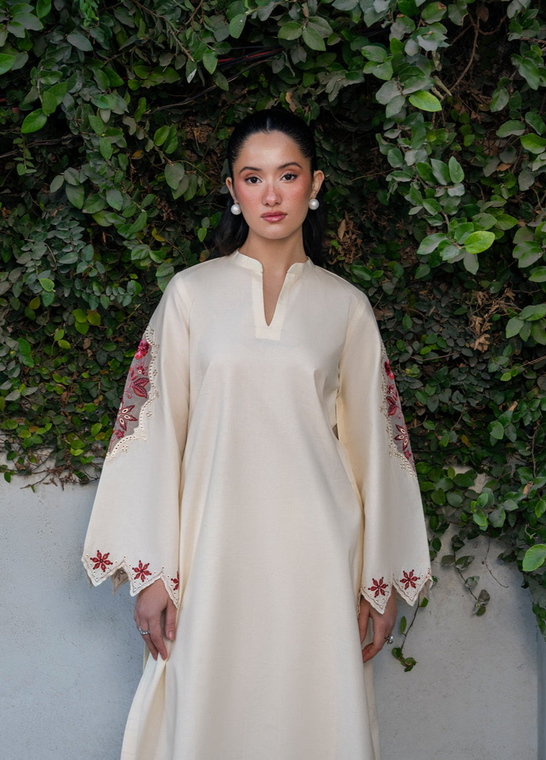 The Soft Muse by Yards RTW Embroidered Lawn 2 Piece Suit Ivoria Casual Collection