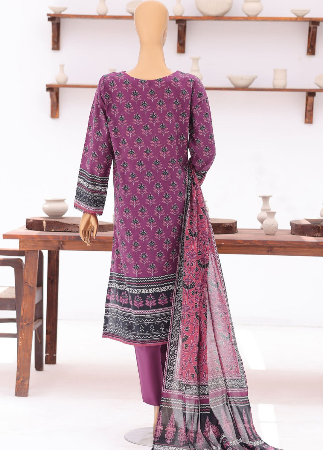 Platinum Jaipuri by HZ Textiles Unstitched Printed Lawn 3 Piece Suit PJB - 3240 Casual Collection