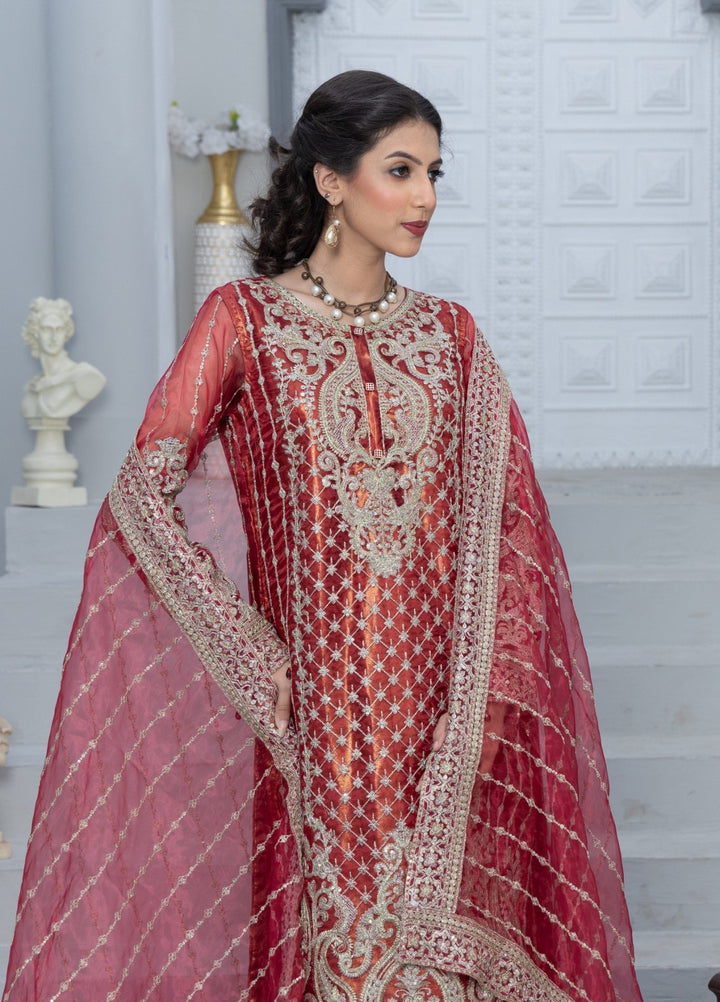 Afsheen by Maherposh RTW Embroidered Organza 3 Piece Suit MP-AF01 Festive Collection