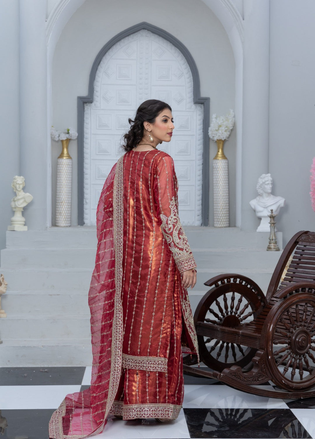 Afsheen by Maherposh RTW Embroidered Organza 3 Piece Suit MP-AF01 Festive Collection