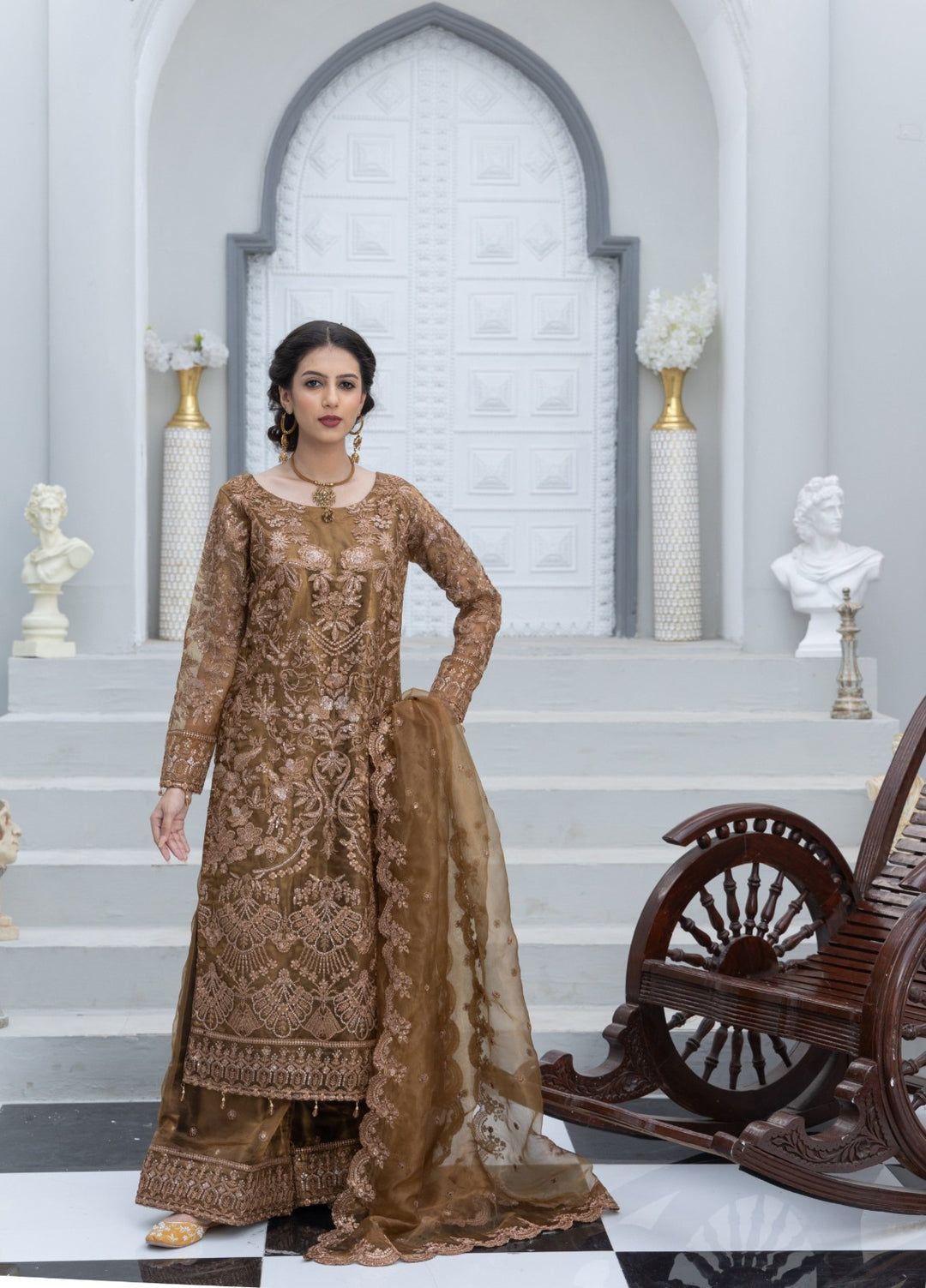 Afsheen by Maherposh RTW Embroidered Organza 3 Piece Suit MP-AF05 Festive Collection