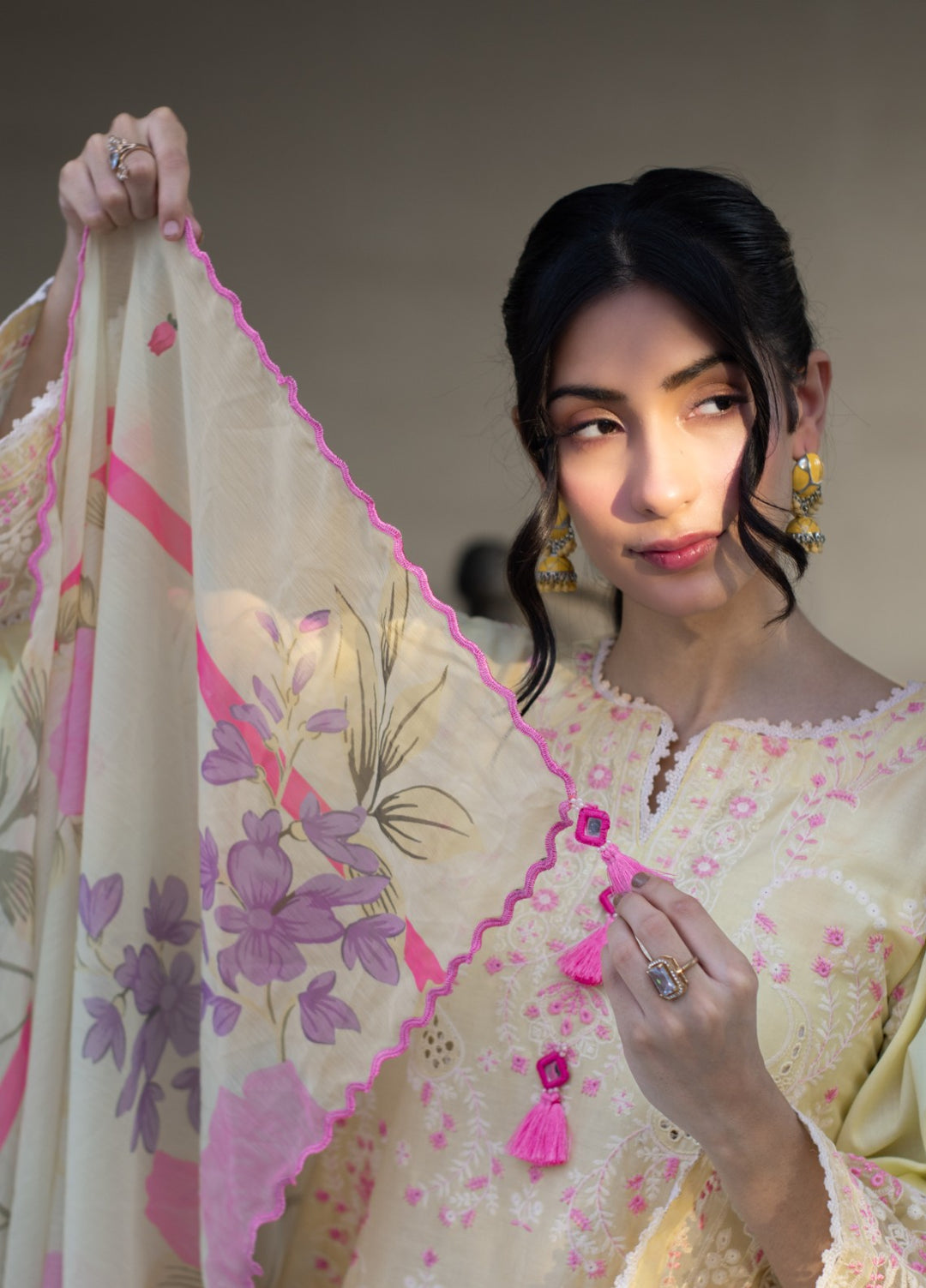 Syra's Atelier Women RTW Embroidered Lawn 3 Piece Suit Noor e Kiran Farshi Festive Collection