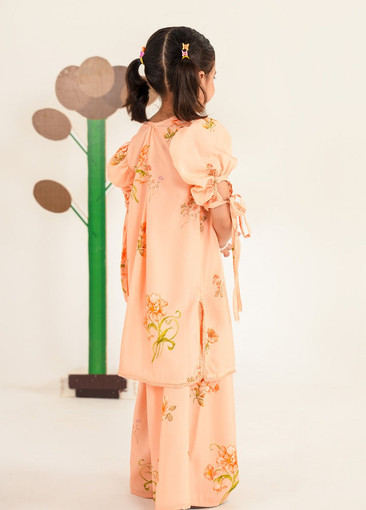 Bloomie by Panache Apparel Girls RTW Printed Lawn Silk 2 Piece Suit Bubbloo Festive Collection