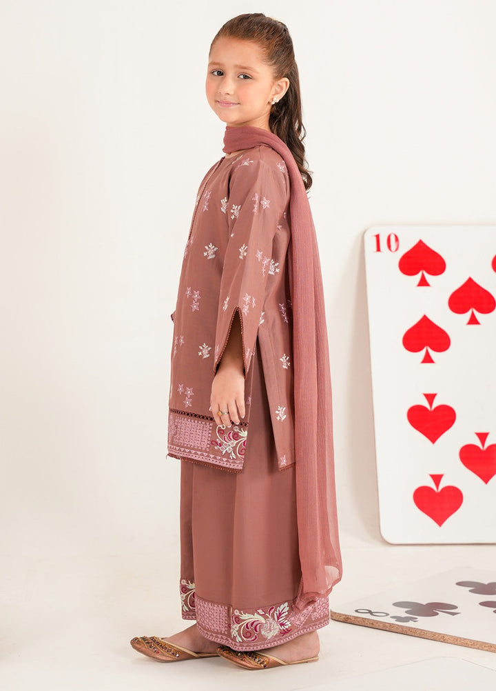 Bloomie by Panache Apparel Girls RTW Embroidered Lawn 3 Piece Suit Petaloo Festive Collection
