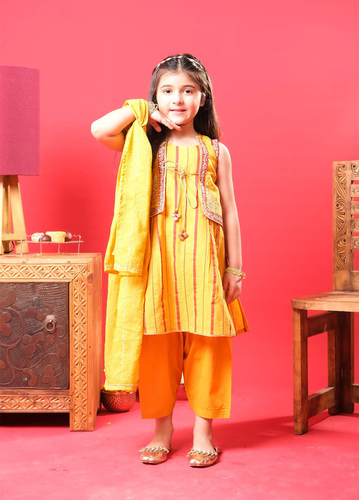 Mid Summer by Senorita Kids RTW Solids Cotton 3 Piece Suit KBD-03350 Casual Collection