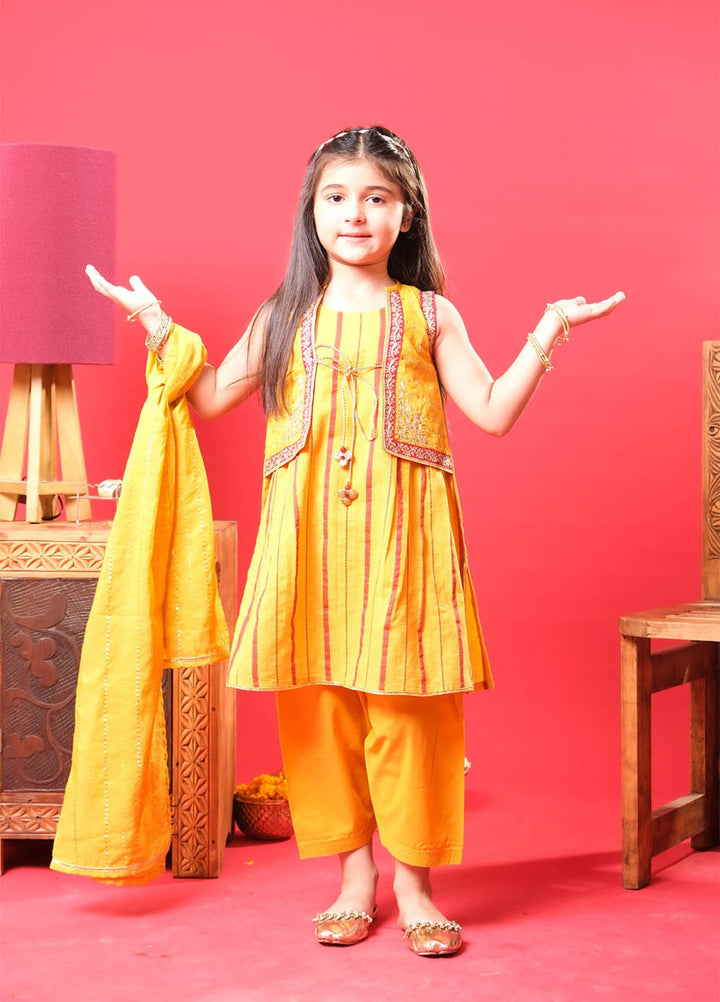 Mid Summer by Senorita Kids RTW Solids Cotton 3 Piece Suit KBD-03350 Casual Collection