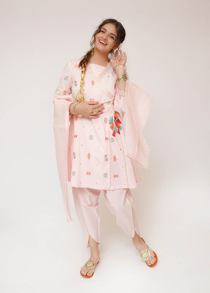 Mid Summer by Senorita Girls RTW Solids Cotton 3 Piece Suit GAD-03414 Casual Collection