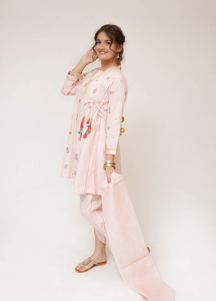 Mid Summer by Senorita Girls RTW Solids Cotton 3 Piece Suit GAD-03414 Casual Collection