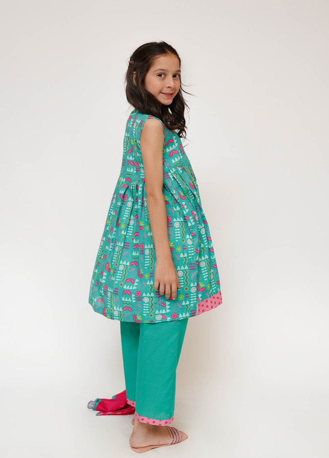 Mid Summer by Senorita Kids RTW Printed Lawn Cotton 3 Piece Suit KAD-03506 Casual Collection
