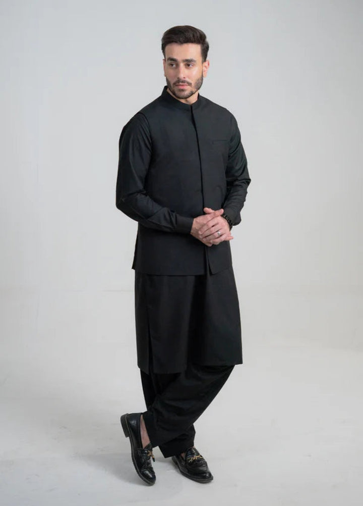 Abro by Buraq Mens RTW Solids Wash N Wear 3 Piece Suit Gulnaar Casual Collection