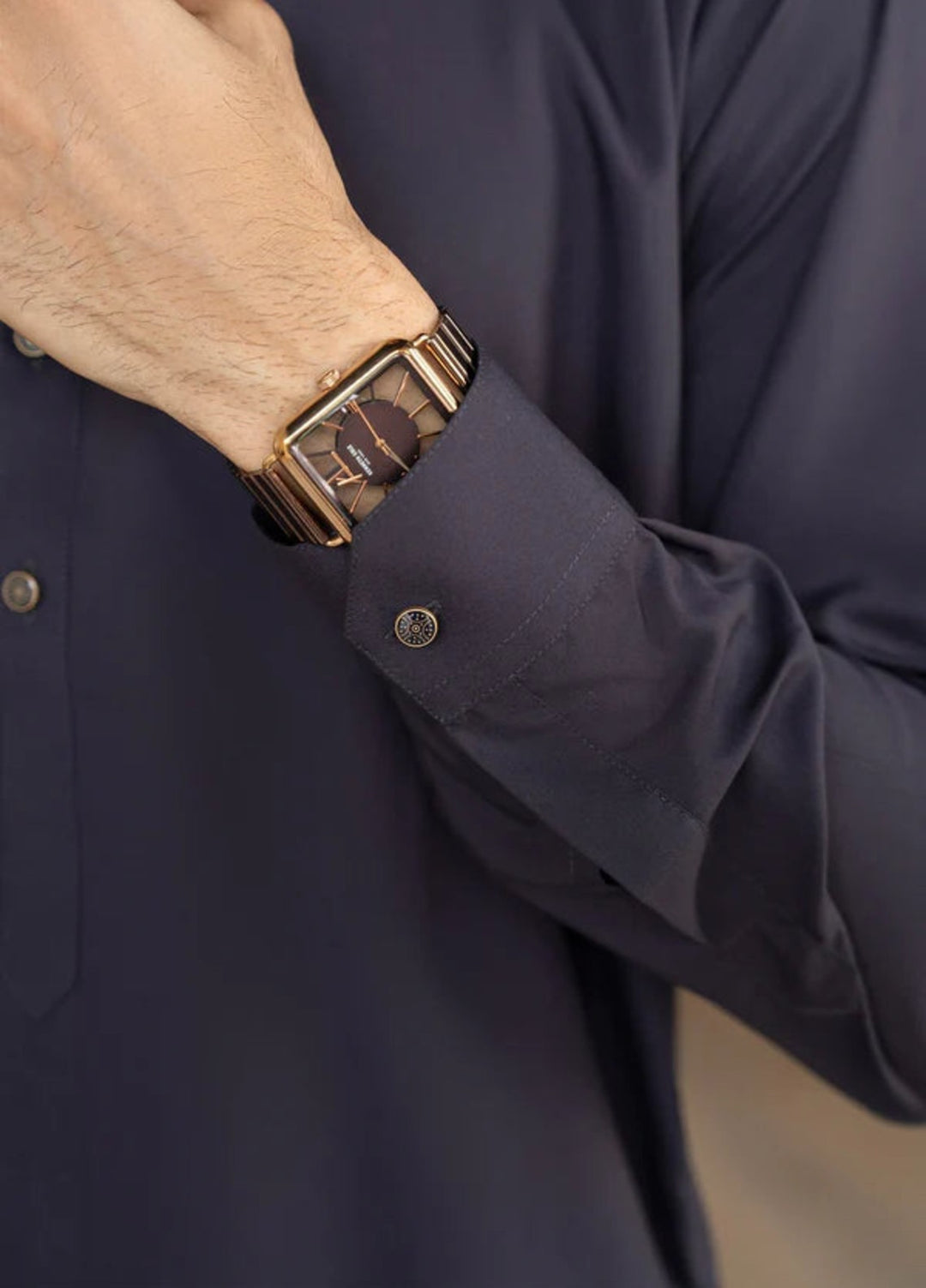 Shaandar by Buraq Mens RTW Solids Wash N Wear 2 Piece Suit Saif Casual Collection