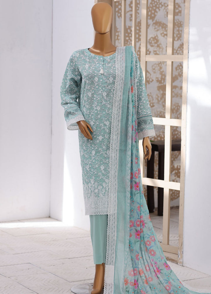 Nakshkari by HZ Textiles Unstitched Embroidered Lawn 3 Piece Suit NEC-1221 Casual Collection