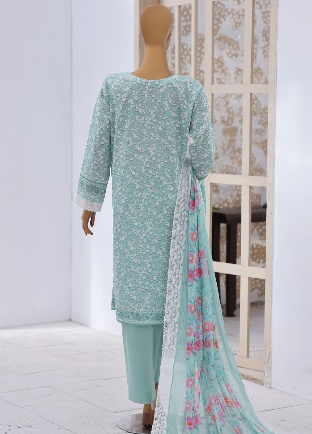 Nakshkari by HZ Textiles Unstitched Embroidered Lawn 3 Piece Suit NEC-1221 Casual Collection