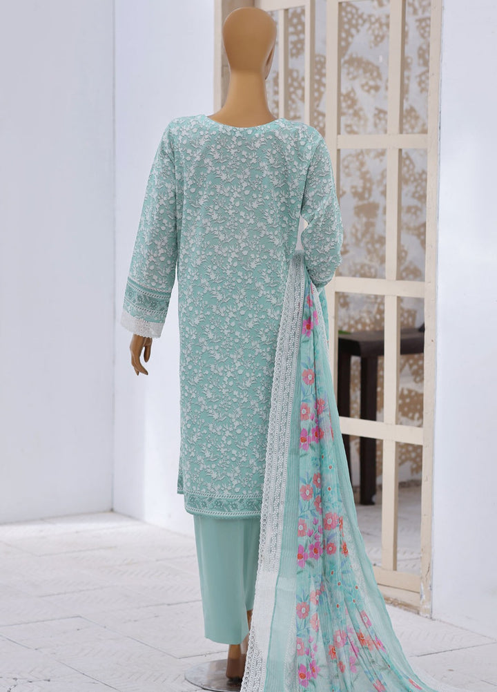 Nakshkari by HZ Textiles Unstitched Embroidered Lawn 3 Piece Suit NEC-1221 Casual Collection