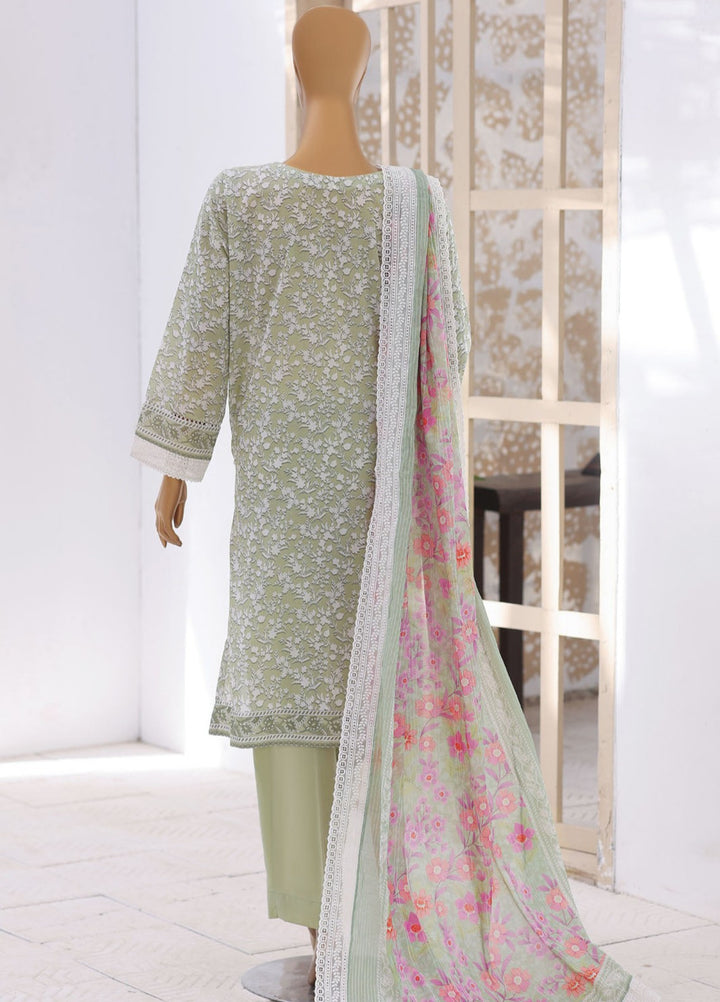 Nakshkari by HZ Textiles Unstitched Embroidered Lawn 3 Piece Suit NEC-1220 Casual Collection