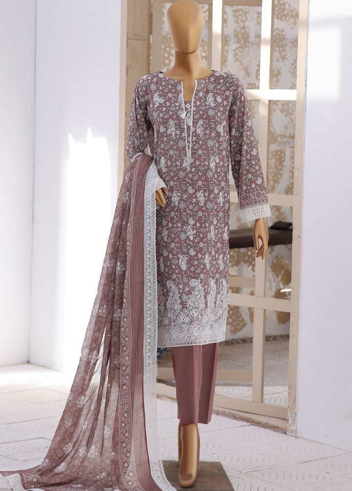 Nakshkari by HZ Textiles Unstitched Embroidered Lawn 3 Piece Suit NEC-1219 Casual Collection