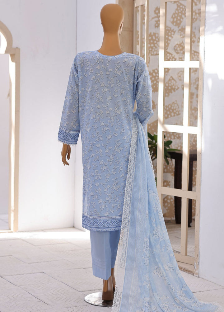 Nakshkari by HZ Textiles Unstitched Embroidered Lawn 3 Piece Suit NEC-1218 Casual Collection