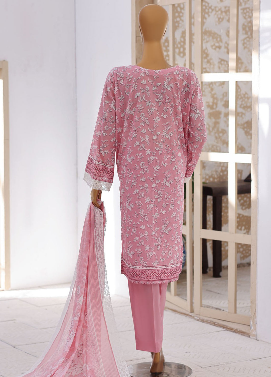 Nakshkari by HZ Textiles Unstitched Embroidered Lawn 3 Piece Suit NEC-1217 Casual Collection