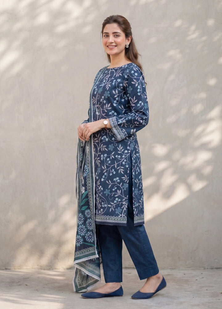 Salitex Women Unstitched Printed Lawn 3 Piece Suit SUNS8ASI521 Casual Collection