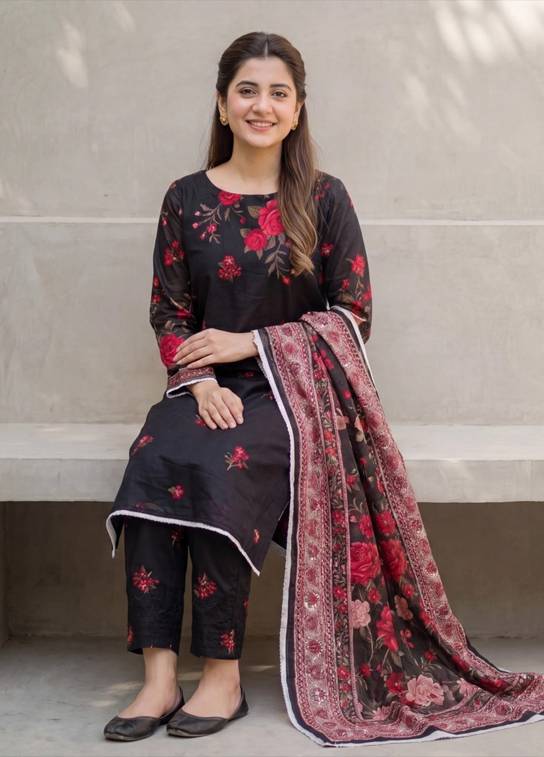 Salitex Women Unstitched Printed Lawn 3 Piece Suit SUNS8ASI524 Casual Collection