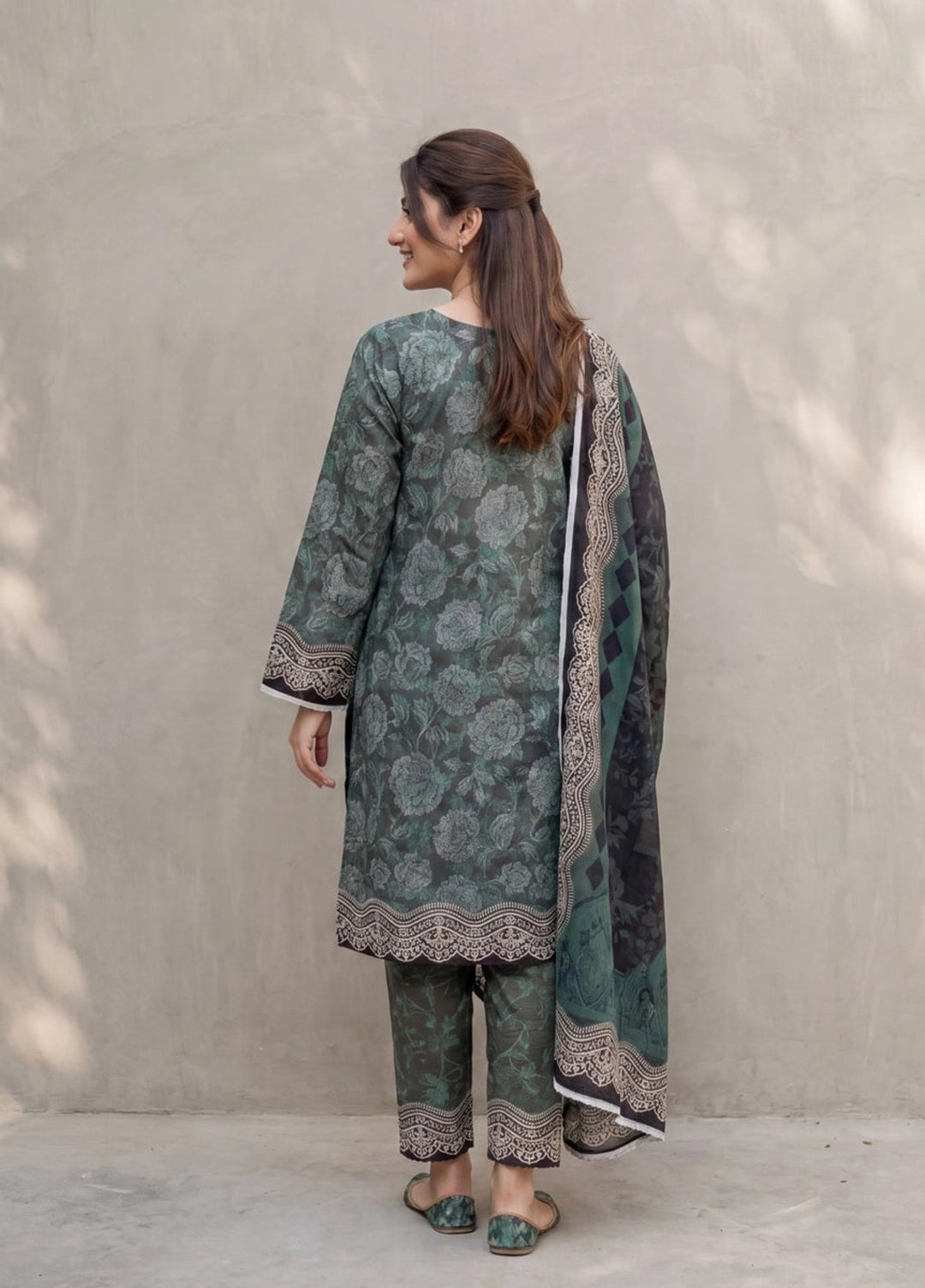 Salitex Women Unstitched Printed Lawn 3 Piece Suit SUNS8ASI525 Casual Collection